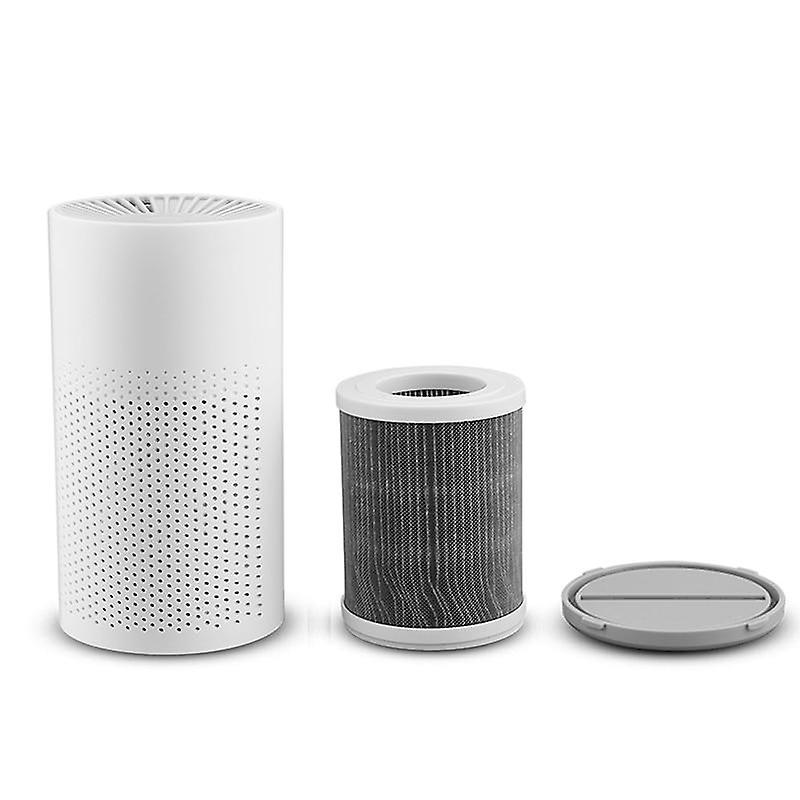 Portable air purifier negative ion air cleaner (white)