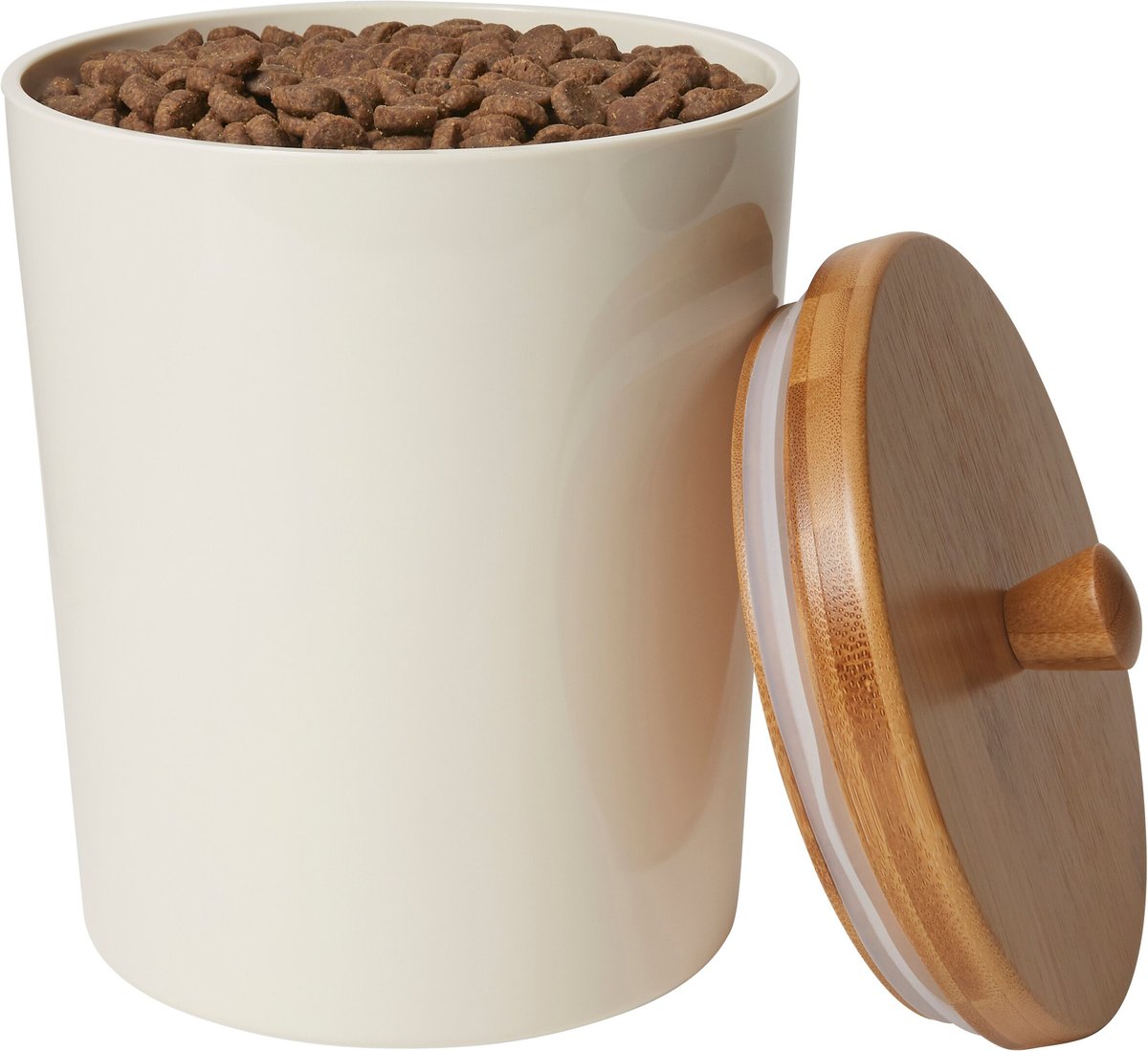 Frisco Melamine Dog and Cat Treat Jar with Bamboo Lid