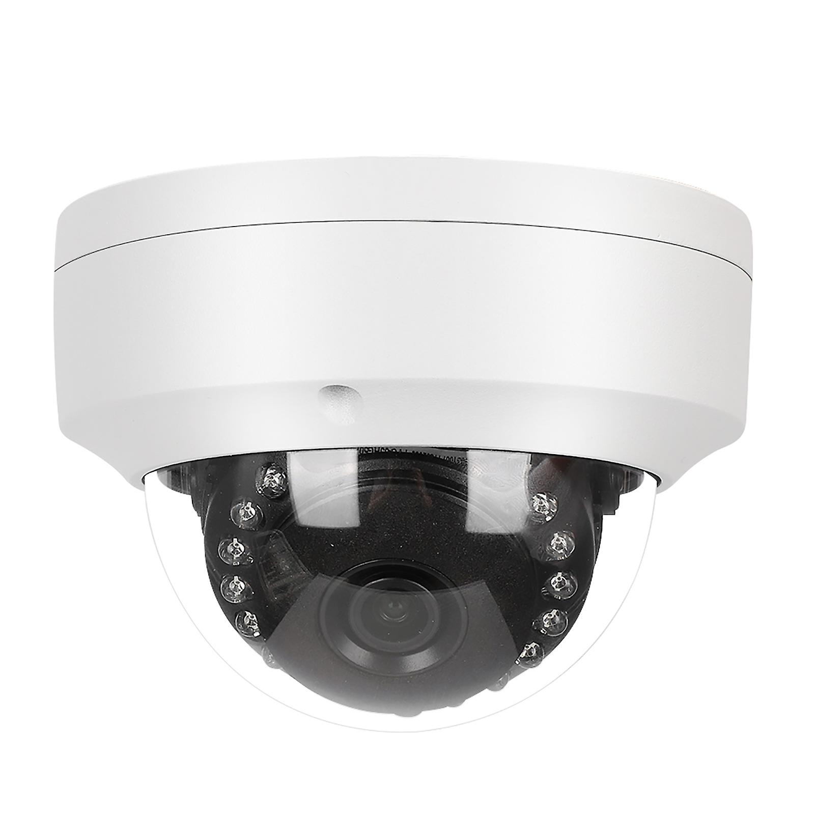 Ip Dome Camera Builtin Poe 15 Light Infrared Night View Metal Cmos For Outdoor Indoor Ircut