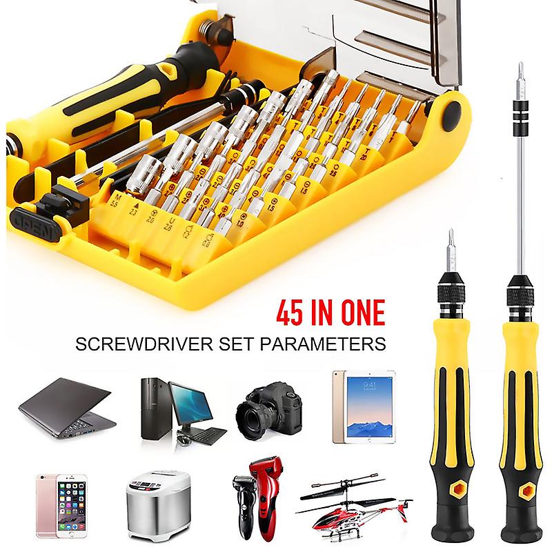 45in1 Multi Small Precision Screwdriver Set Bit For Phone Laptop Repair Tool Kit