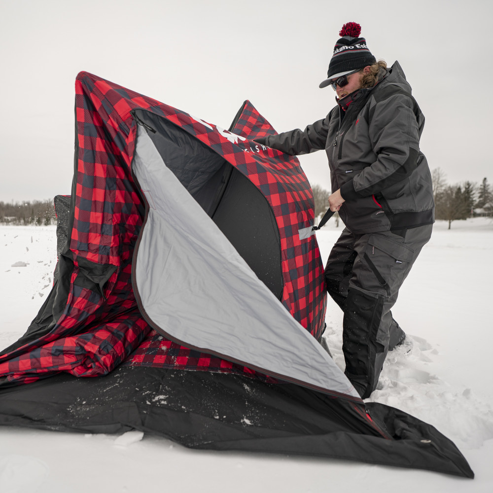 Eskimo Quickfish 3i Plaid Limited Ice Fishing House Portable ;