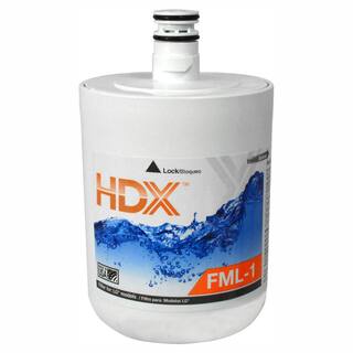 HDX FML-1 Premium Refrigerator Water Filter Replacement Fits LG LT500P 107011