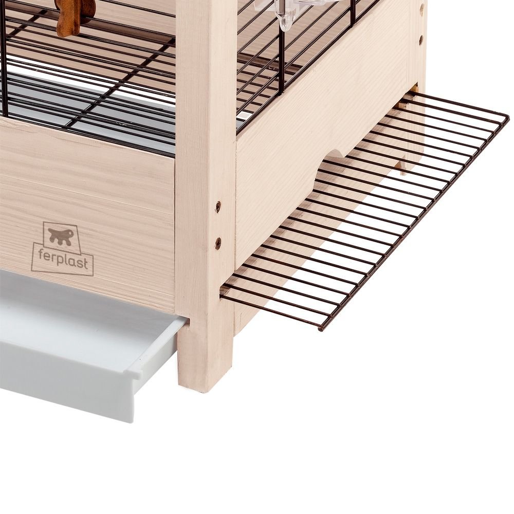 Ferplast Giulietta 6 Wooden Canary and Finch Bird Cage