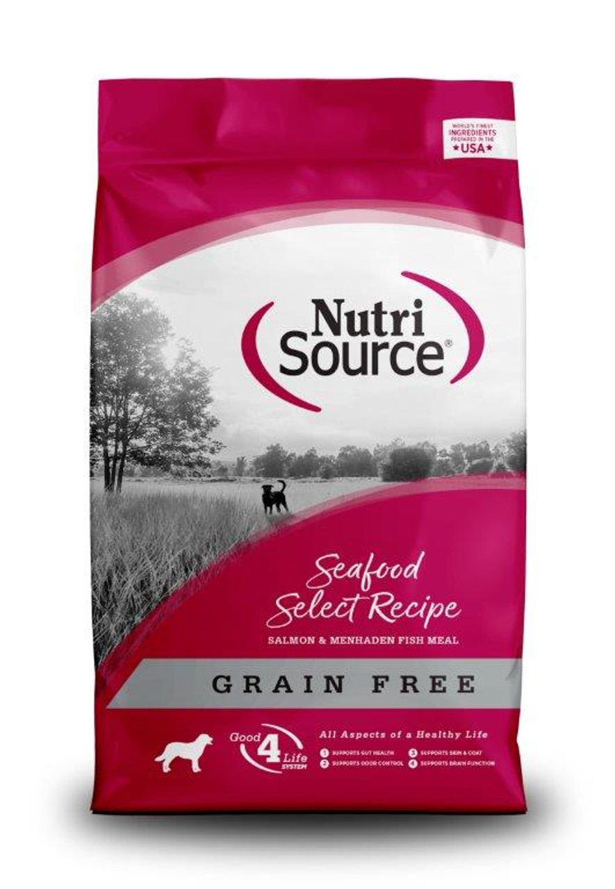 Nutrisource Grain Free Seafood Select with Salmon Dry Dog Food