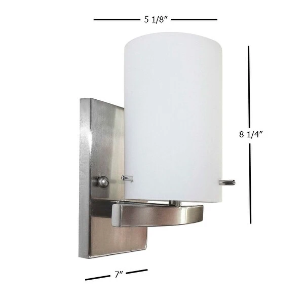 Rosalind 1 Light Vanity Lighting in Brushed Nickel Finish - Brushed Nickel