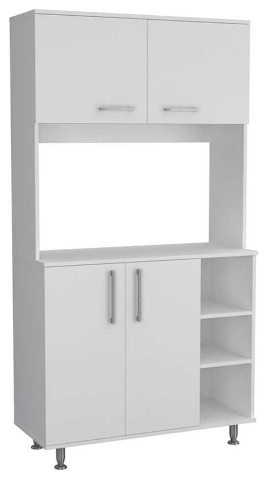 Home Square 2 Piece Set with Two Door Cabinet and Storage Cabinet   Accent Chests And Cabinets   by Homesquare  Houzz