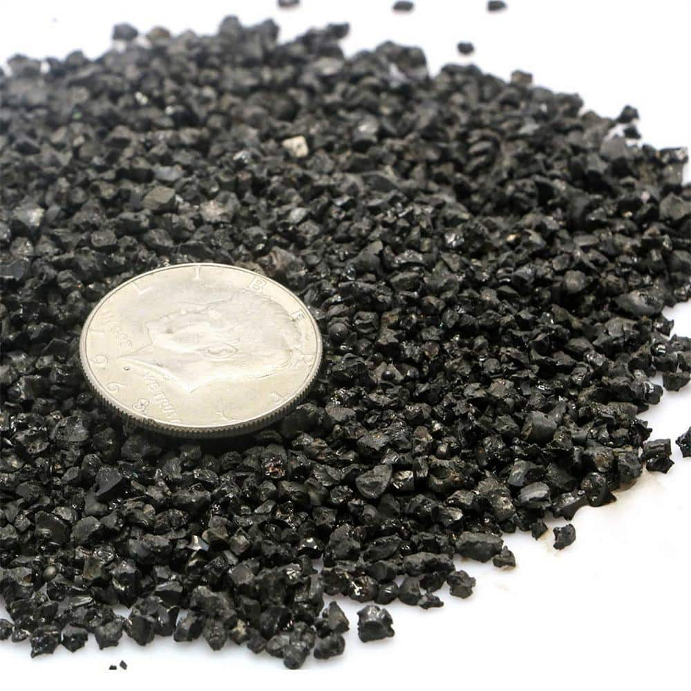 Dyiom 0.1 cu. ft. Black 2.2 lbs. 0.12 in.-0.19 in. Size Extra Small Lava Rock B07VR777YY