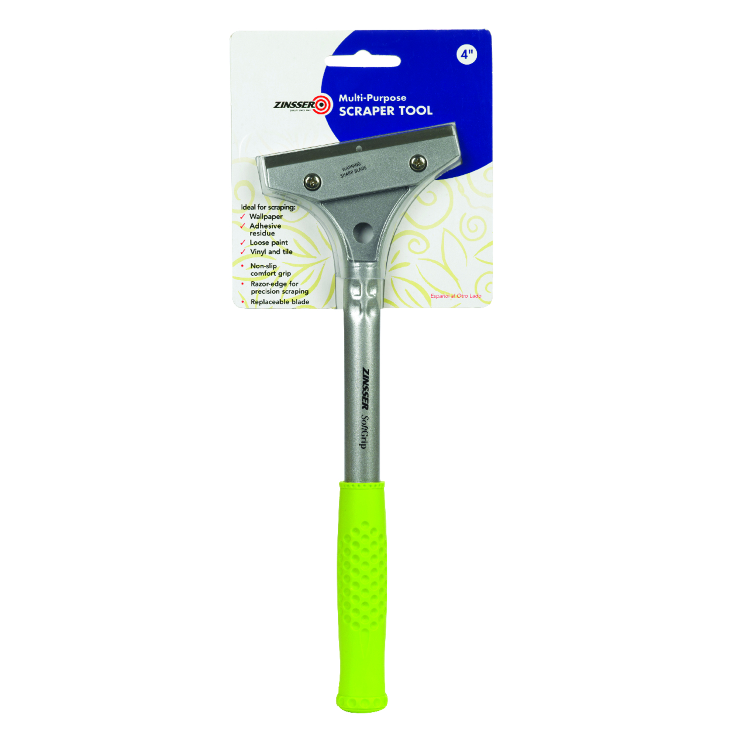 Zinsser 4 in. W Steel Fixed Multi-Purpose Scraper Tools