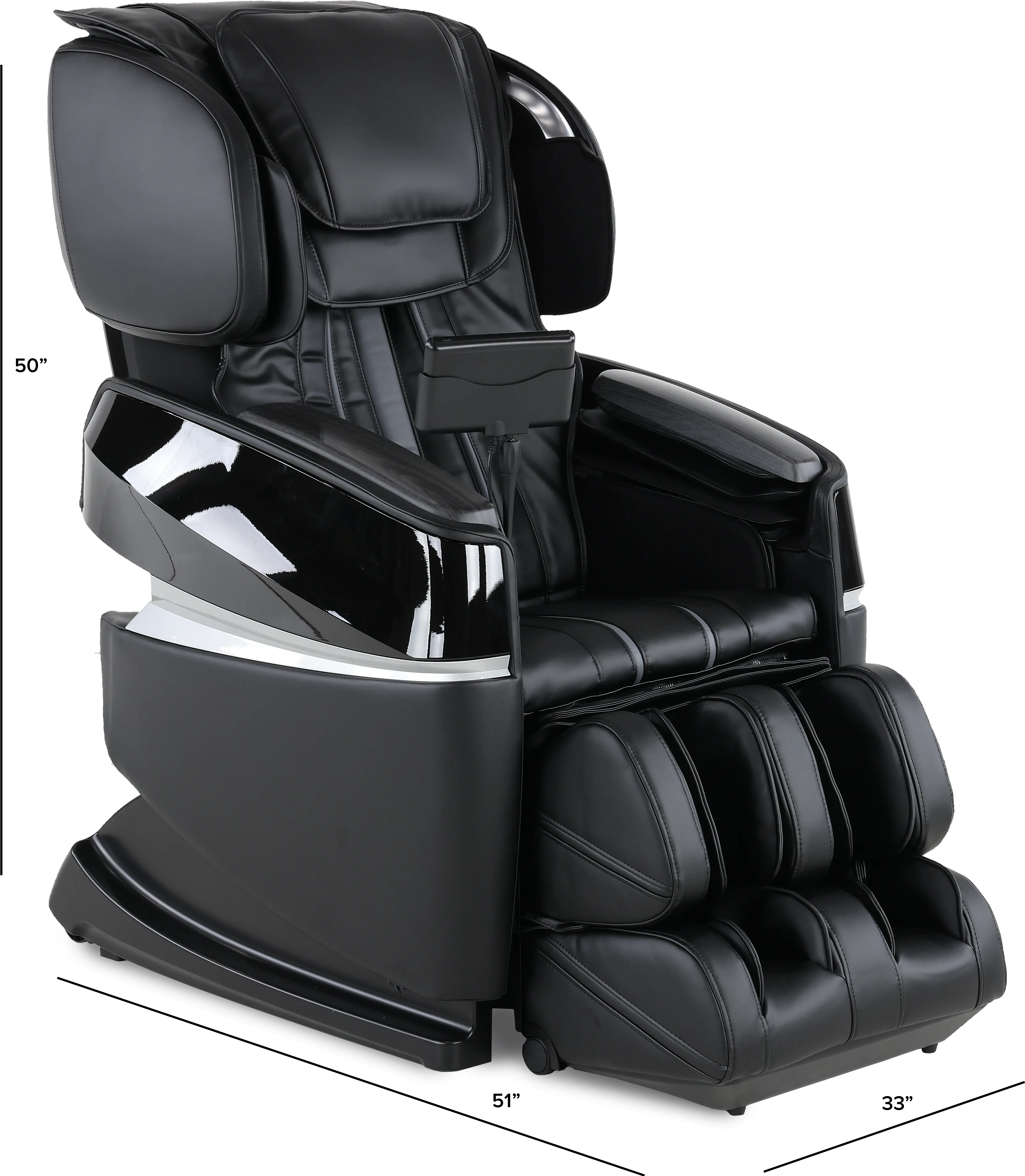 Cozzia Black CZ-681 Zen 3D Pro Massage Chair