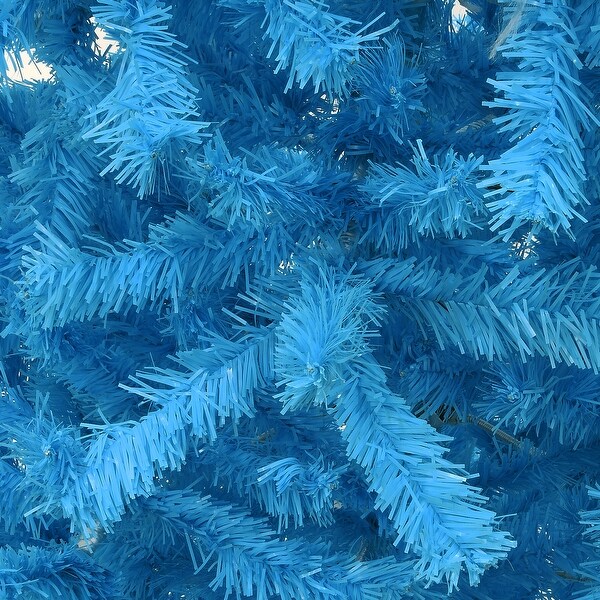 National Tree Company 7.5 ft. Light Blue Color Tree Decoration