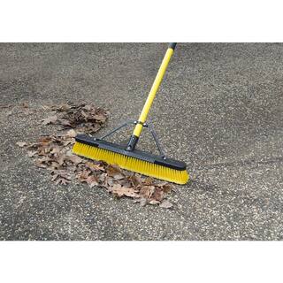 Quickie Jobsite 24 in. Multi-Surface Fiberglass Push Broom (2-Pack) 857FGSU1-2