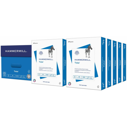 Hammermill Tidal 8.5x11 Copy and Multipurpose Paper - White - Recycled (162008PL)