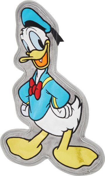 Disney Donald Duck Flat Plush Squeaky Dog Toy