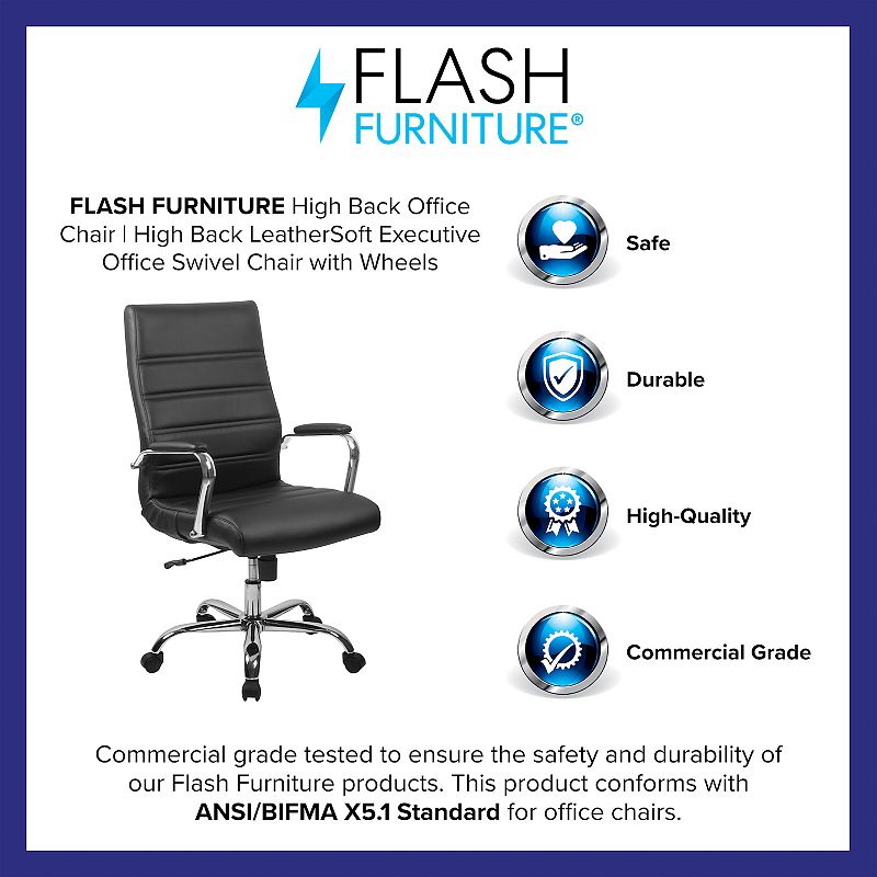 Flash Furniture High Back Executive Swivel Office Chair