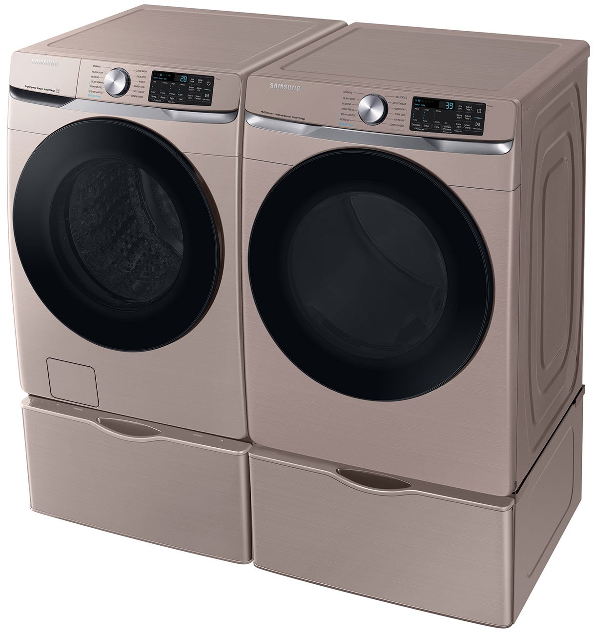  7.5 Cu. Ft. Champagne Smart Electric Dryer With Steam Sanitize+