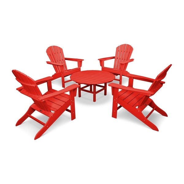 POLYWOOD South Beach 5Piece Conversation Group