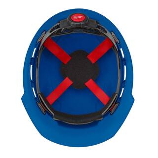 MW BOLT Blue Type 1 Class C Front Brim Vented Hard Hat with 4-Point Ratcheting Suspension (10-Pack) 48-73-1204X10