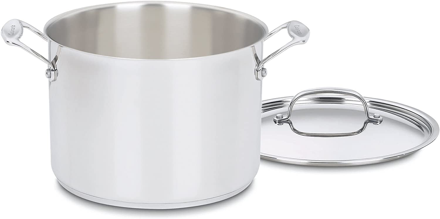 Cuisinart 766-24 Chef's Classic 8-Quart Stockpot with Cover， Stainless Steel