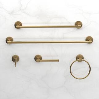 Glacier Bay Parsons Towel Ring Brushed Gold BTH-086-224-BG