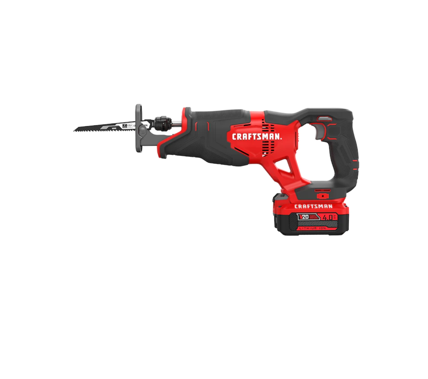 CRAFTSMAN CMCS300M1 V20 20-volt Max Variable Speed Cordless Reciprocating Saw (Charger Included and Battery Included)