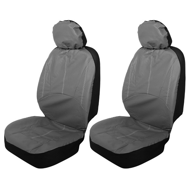 Unique Bargains Front Seat Covers Protector Pu Leather Seat Cover Protector Pad Universal For Car Truck Suv 4 Pcs