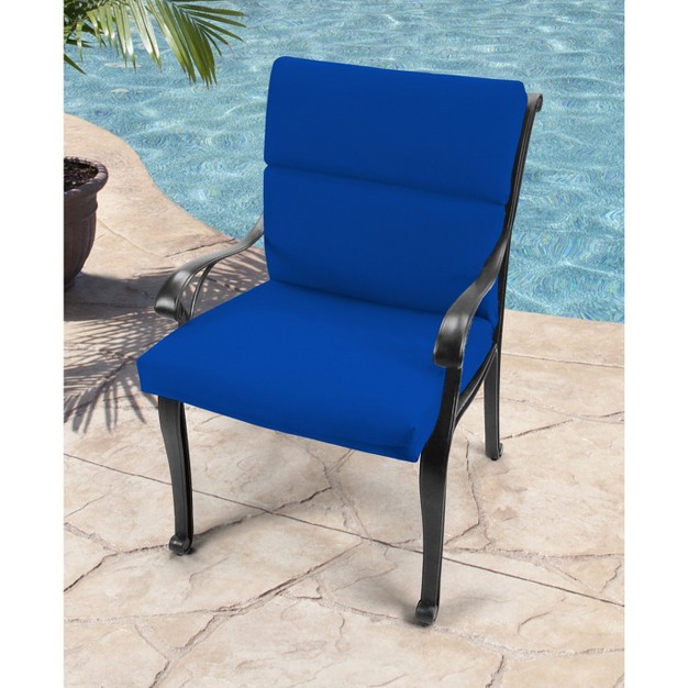 Outdoor French Edge Dining Chair sunbrella Jordan Manufacturing