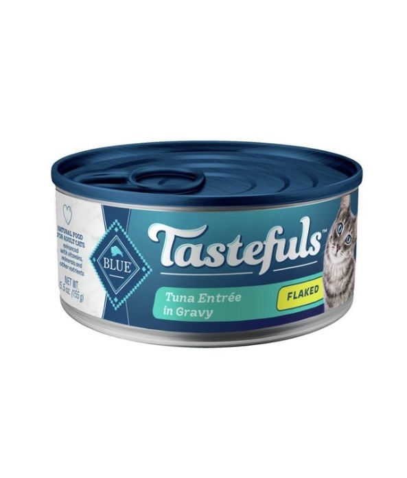 Blue Buffalo Tastefuls Adult Cat Tuna Entree in Gravy Flaked Wet Cat Food - 5.5oz