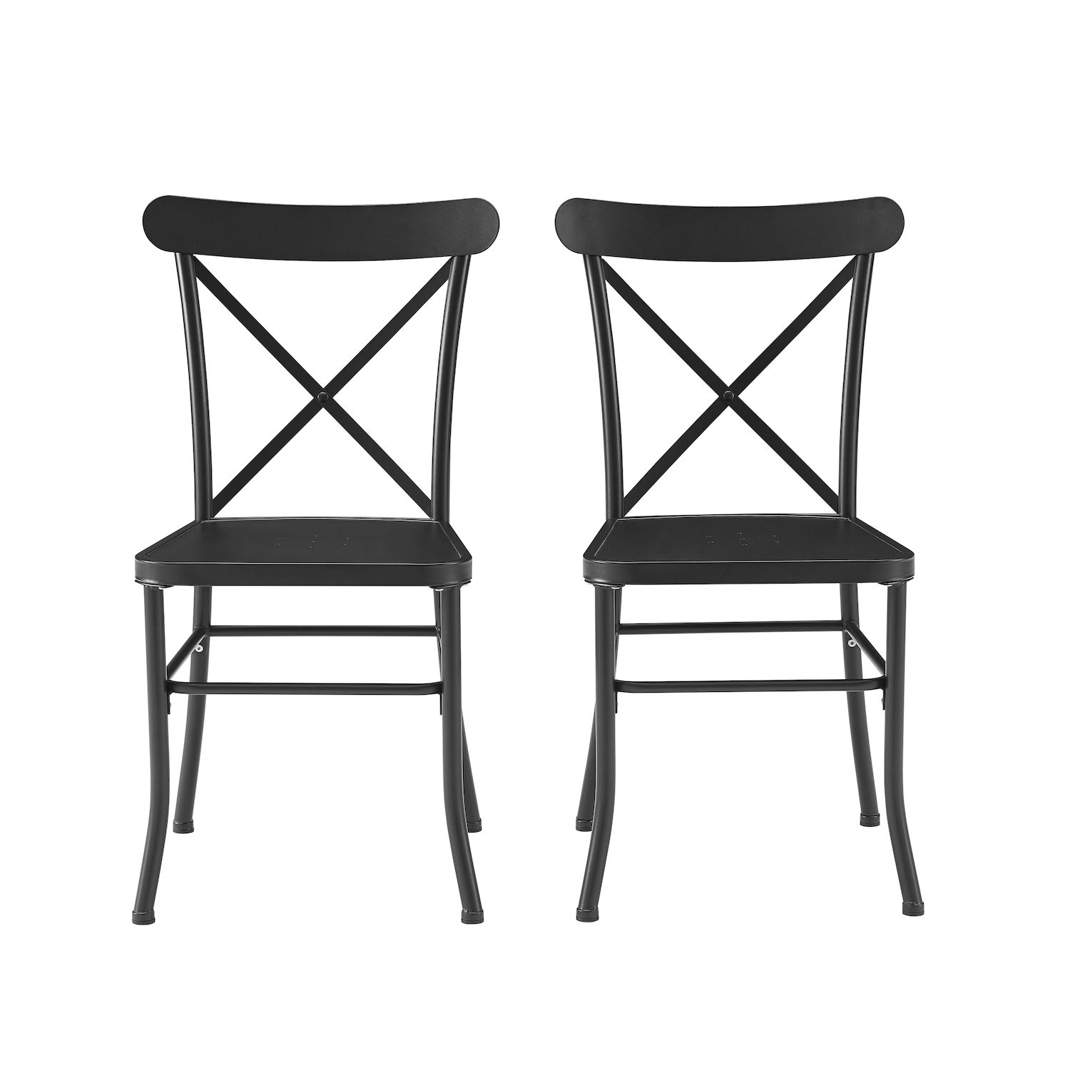 Crosley Astrid Indoor / Outdoor Metal Dining Chair 2-Piece Set