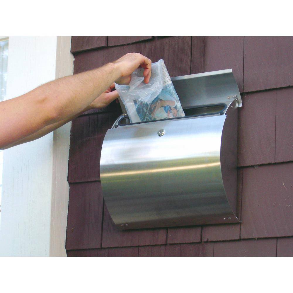 Spira Stainless Steel Wall Mount Locking Mailbox SPA-M002SS