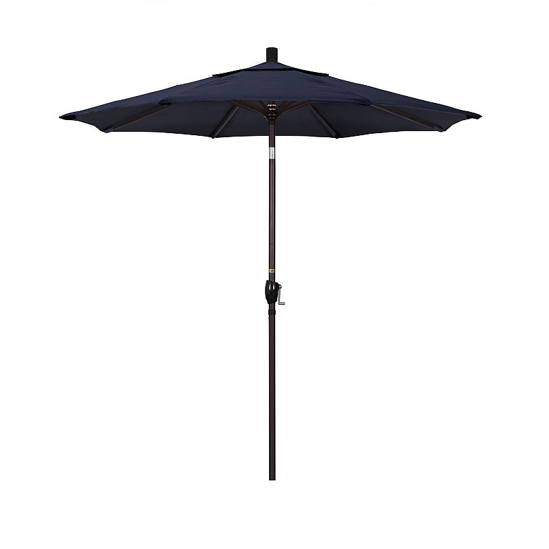 California Umbrella 7.5-ft. Pacific Trail Bronze Finish Sunbrella Patio Umbrella