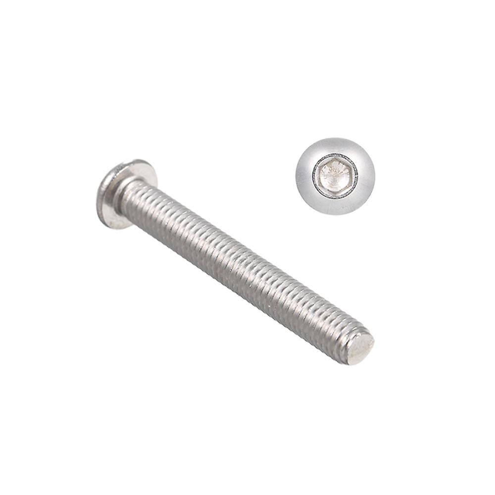 A2 Is07380 304 Stainless Steel Hex Screw Socket Button Bolts Screws M6*45  M6x60