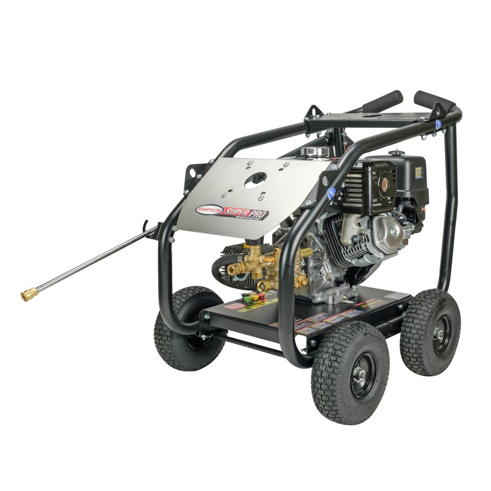 Simpson Super Pro Roll Cage Cold Water Professional Gas Pressure Washer 4000 PSI ;