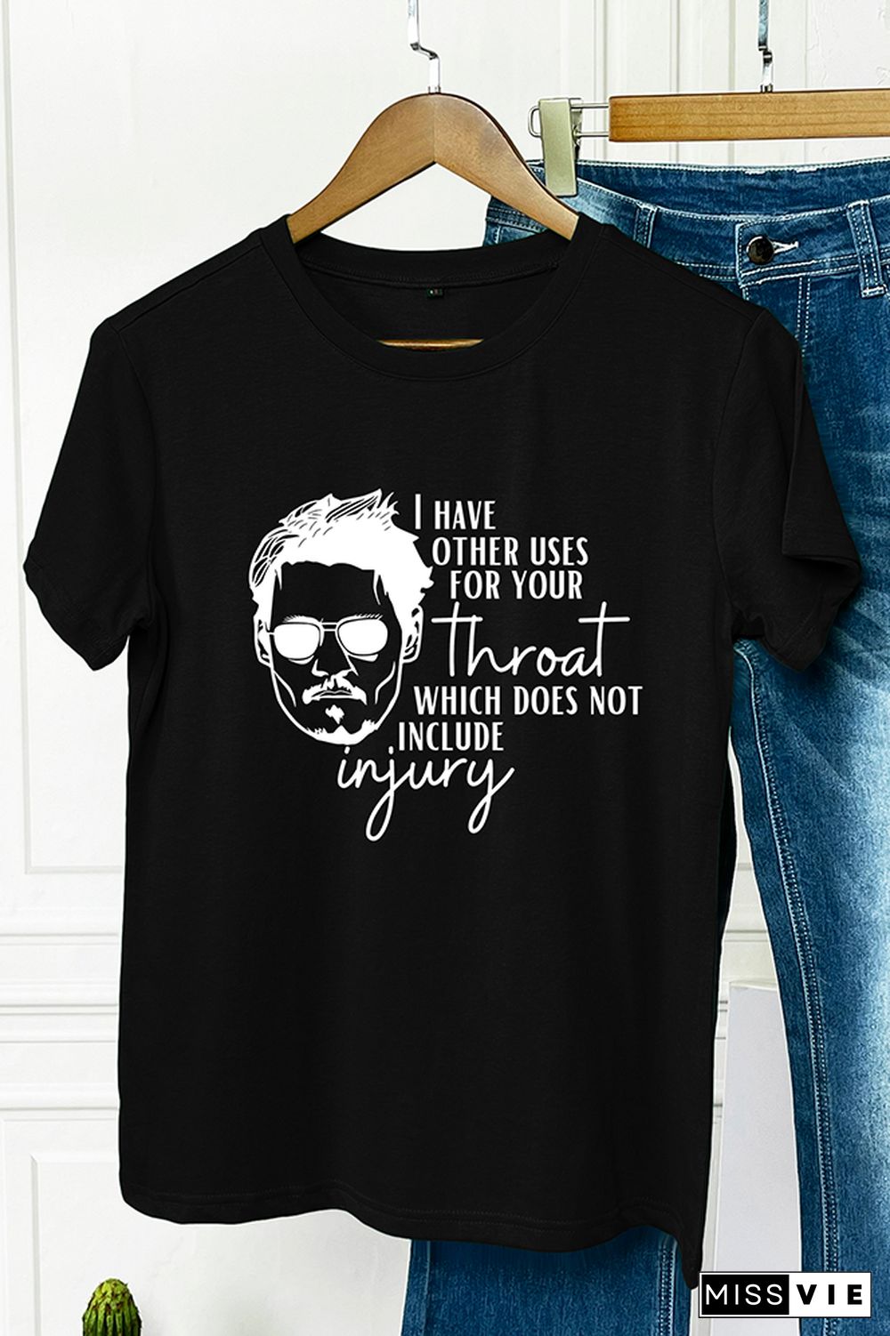 Johnny Depp Trial Graphic Tee Wholesale