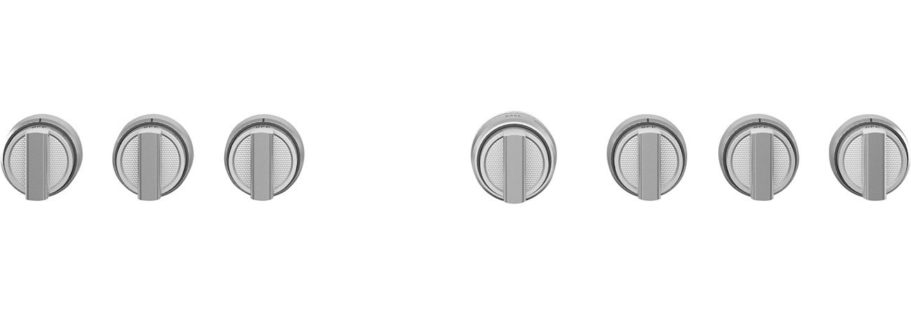 Monogram Stainless Steel Knob Kit For 36