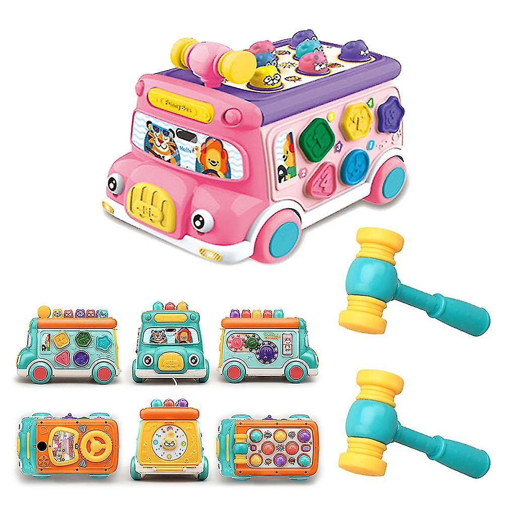 Baby Music Bus Toys Baby Musical Busy Learning Toy Electronic Car With Light Sound Early Education Toy