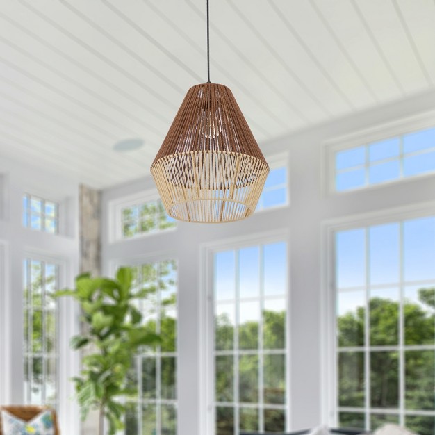 Bodhi Metal Pendant Light With Rattan Shade Ceiling Light River Of Goods