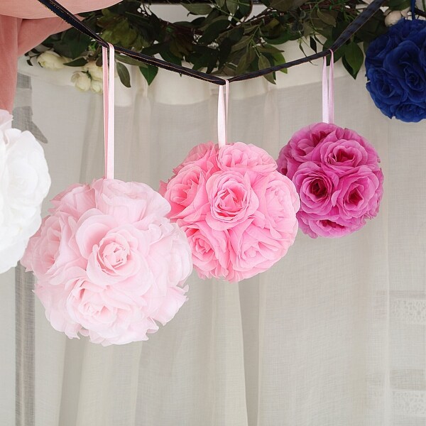 7 Roses Kissing Flower Pomander Balls for Events