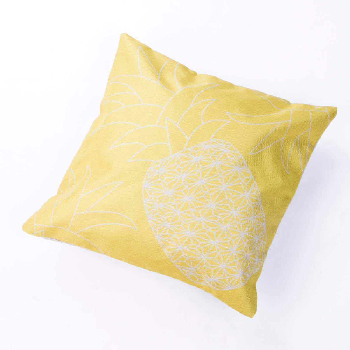 GuliriFei Unique Pineapple Animals Printed Square Decorative Pillow Cover