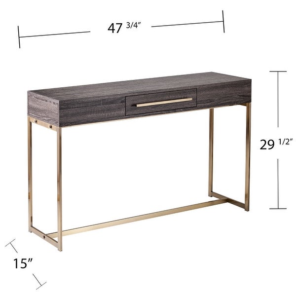 SEI Furniture Akela Transitional Console Table with Storage