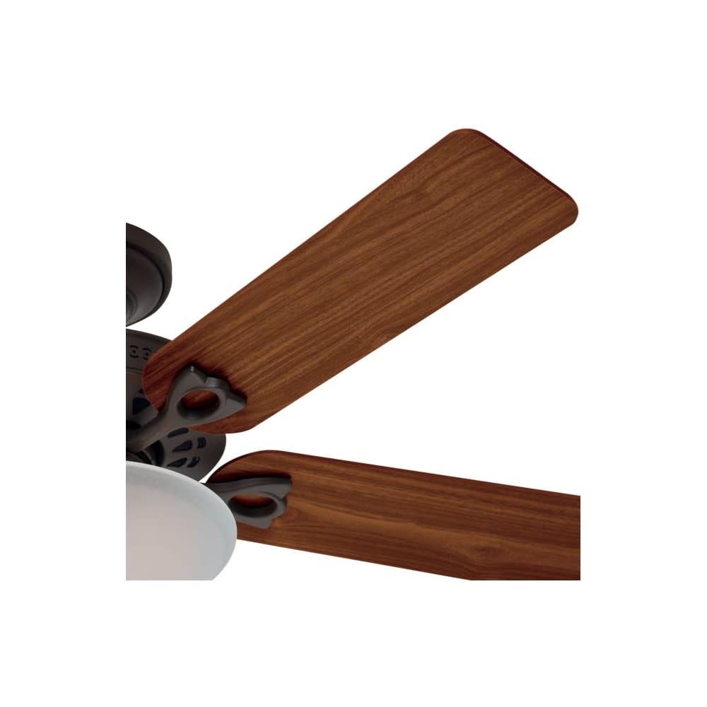 Hunter Astoria  Ceiling Fan 52 New Bronze Medium Oak/Walnut ;