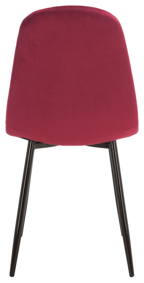 Vonda Dining Chair  Set of 2  Magenta/Brown   Midcentury   Dining Chairs   by Rustic Home Furniture Deco  Houzz