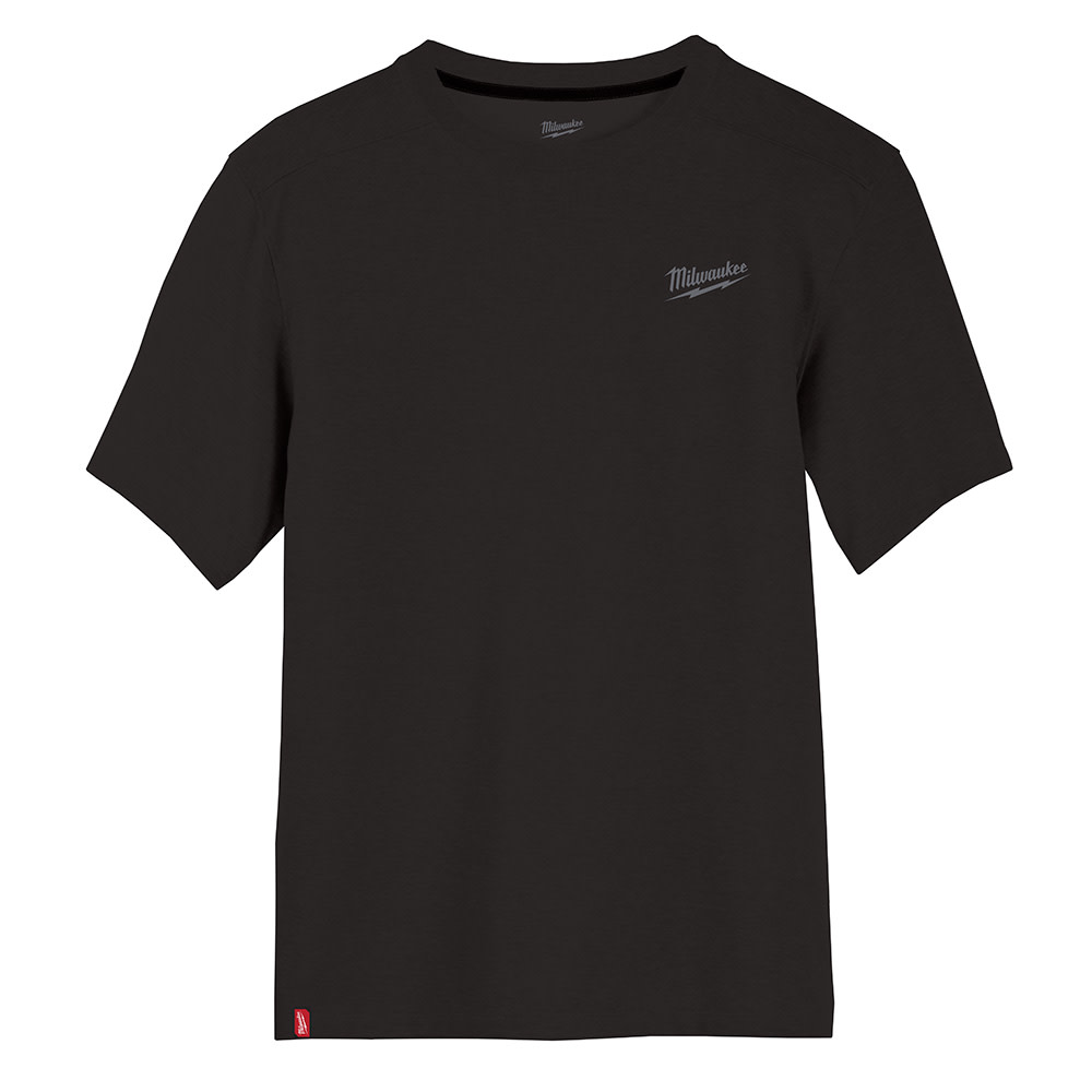 Milwaukee Hybrid Work Tee Short Sleeve Black Small