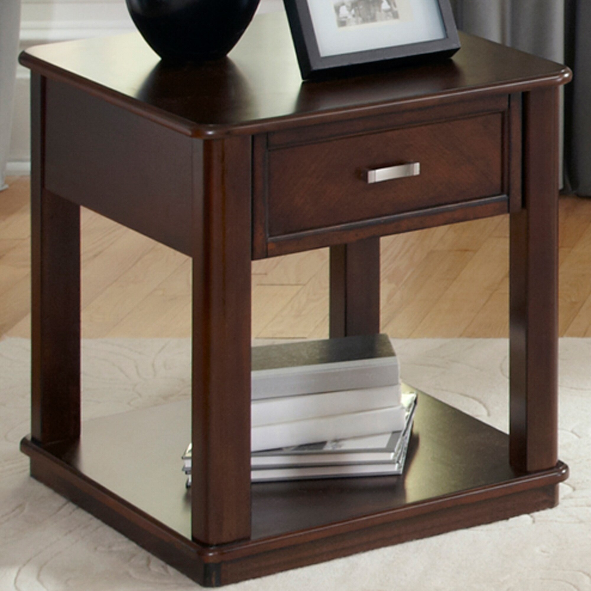 Wallace Dark Toffee End Table