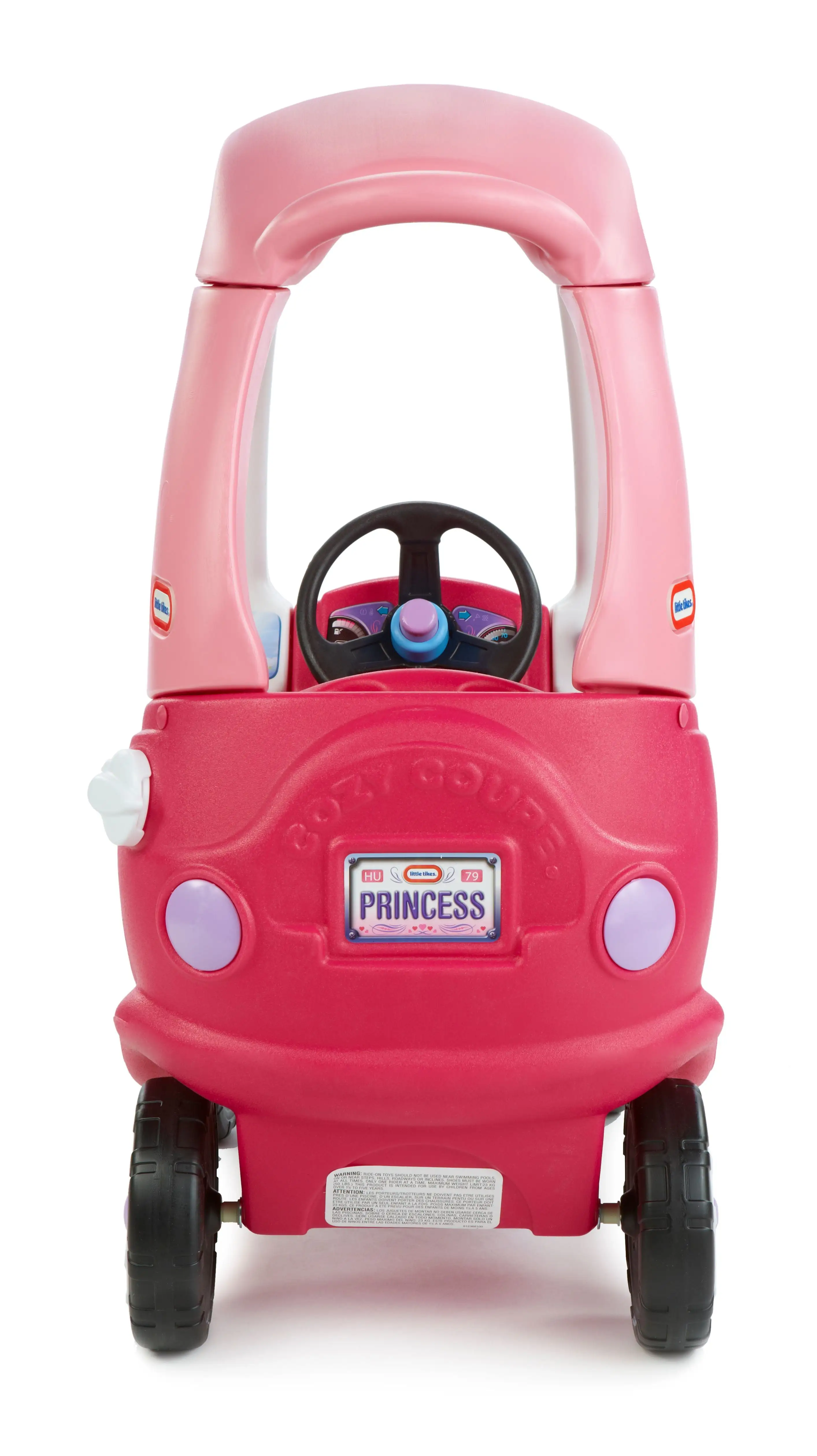 Little Tikes Princess Cozy Coupe， Princess Coupe Colorful， 33.5 Inch