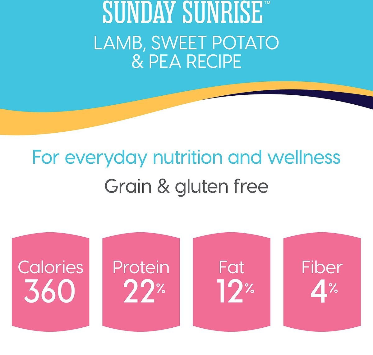 Solid Gold Sunday Sunrise Grain-Free Lamb， Sweet Potato and Pea Dry Dog Food