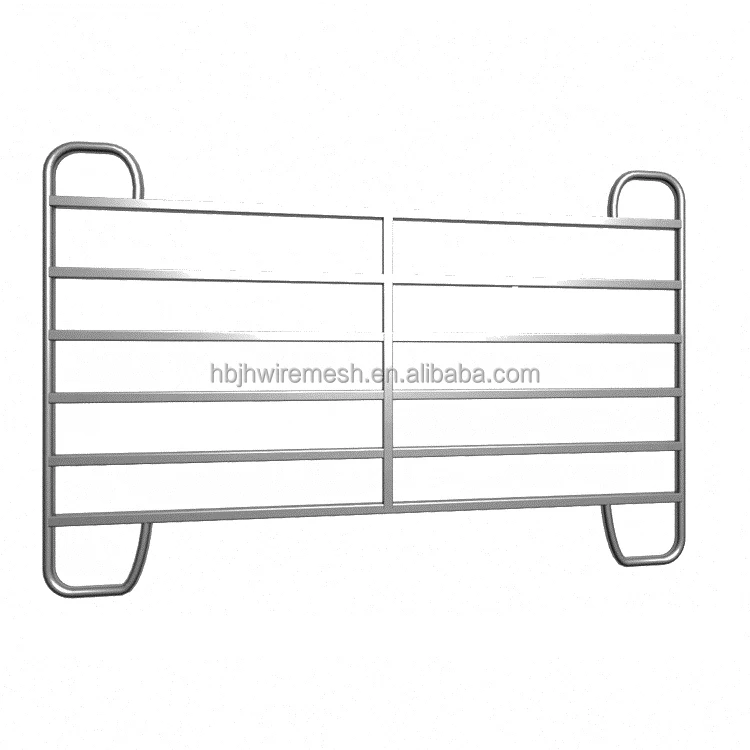 Factory direct supply heavy duty hot dipped galvanized horse panels /metal livestock field farm fence gate