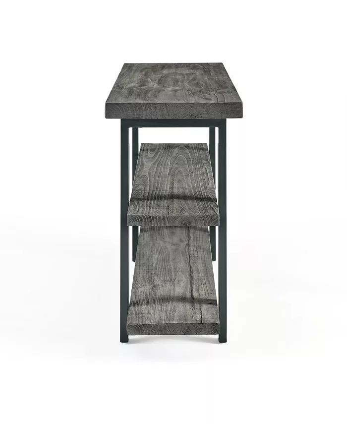 Alaterre Furniture Pomona Metal and Reclaimed Wood Media Console Table