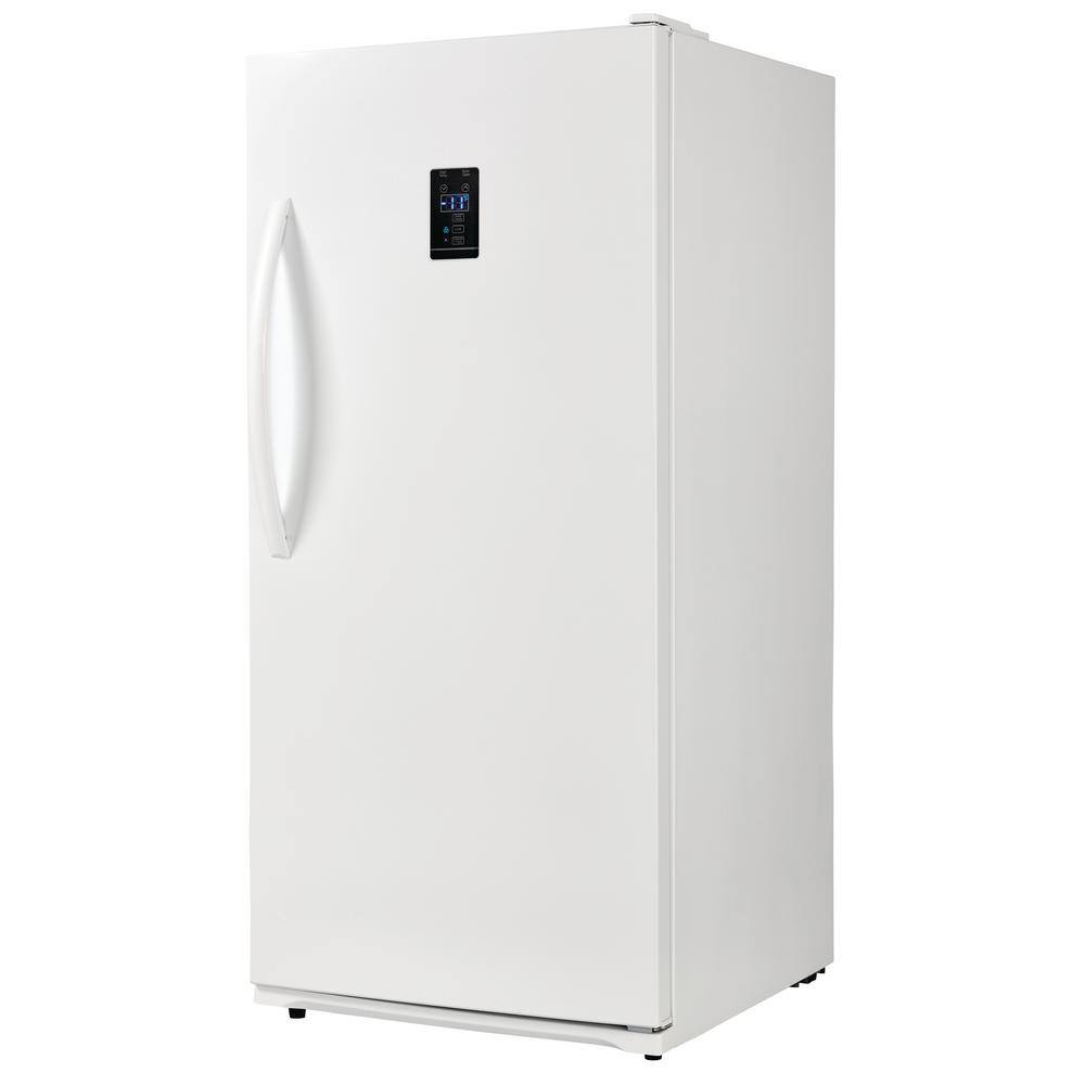 Danby Designer Garage ready 14.0 cu. ft. Frost Free Upright Freezer in White DUF140E1WDD