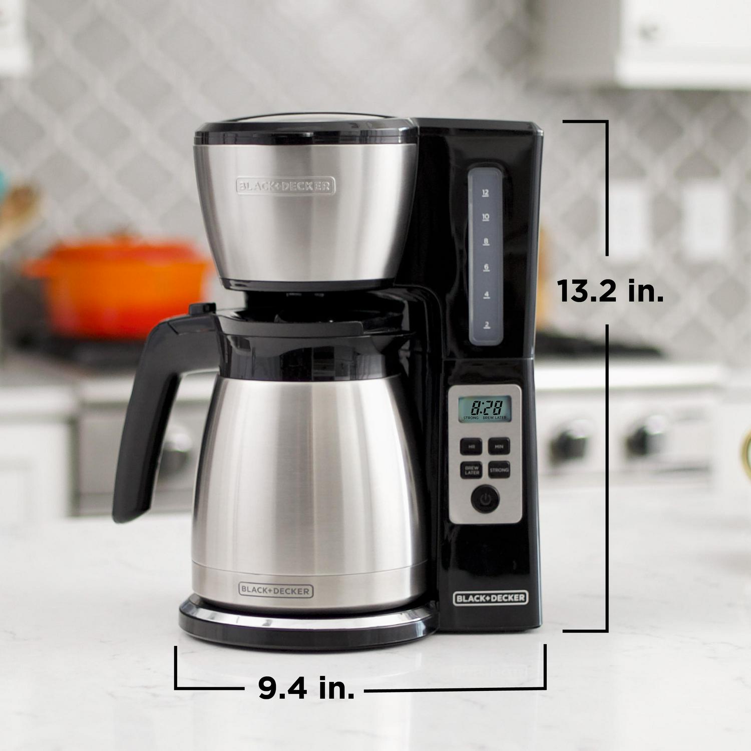 BLACK+DECKER Black 12 Cup Drip Coffee Maker