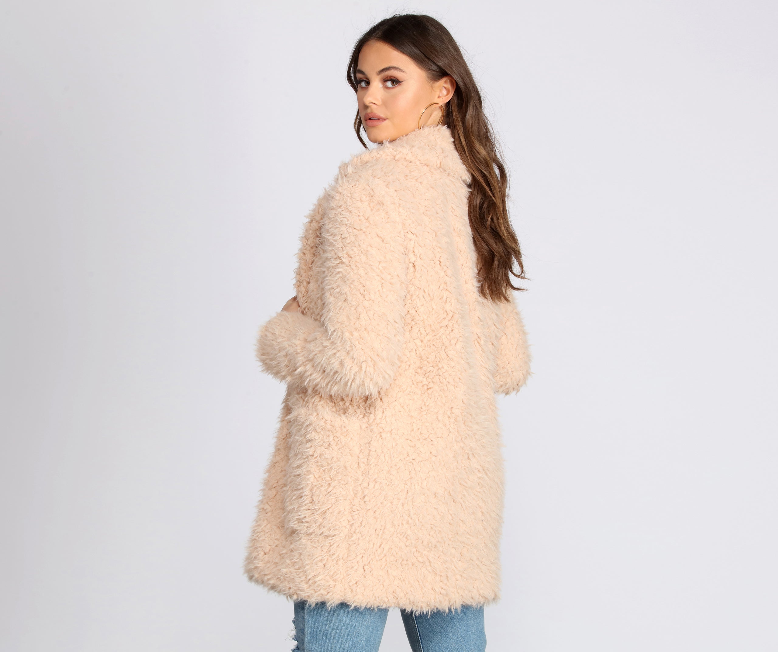 No Chill Faux Fur Long Jacket